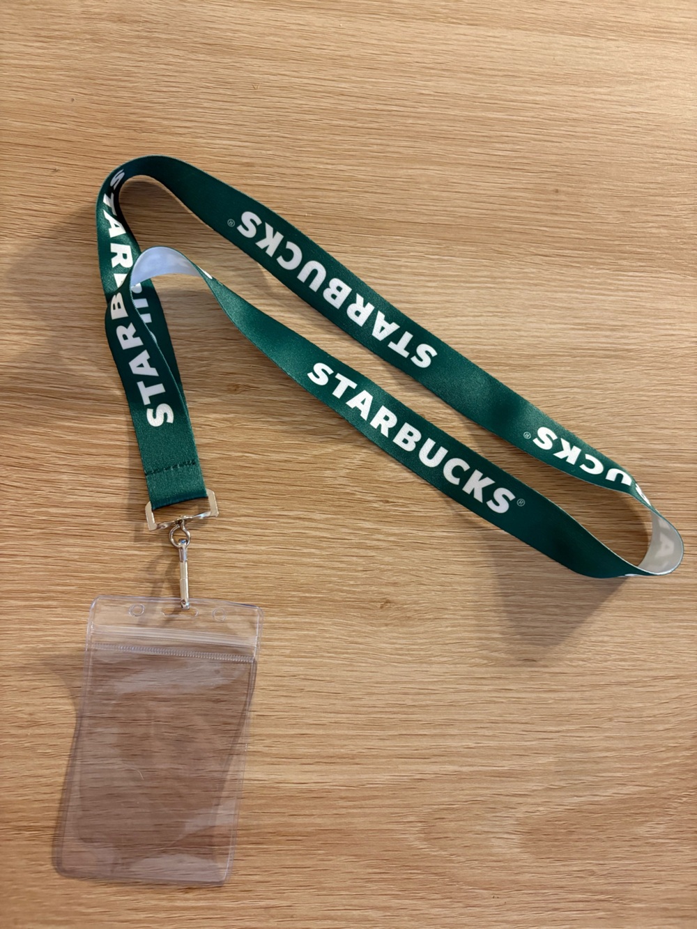 Starbucks Green Logo Lanyard with Badge Holder